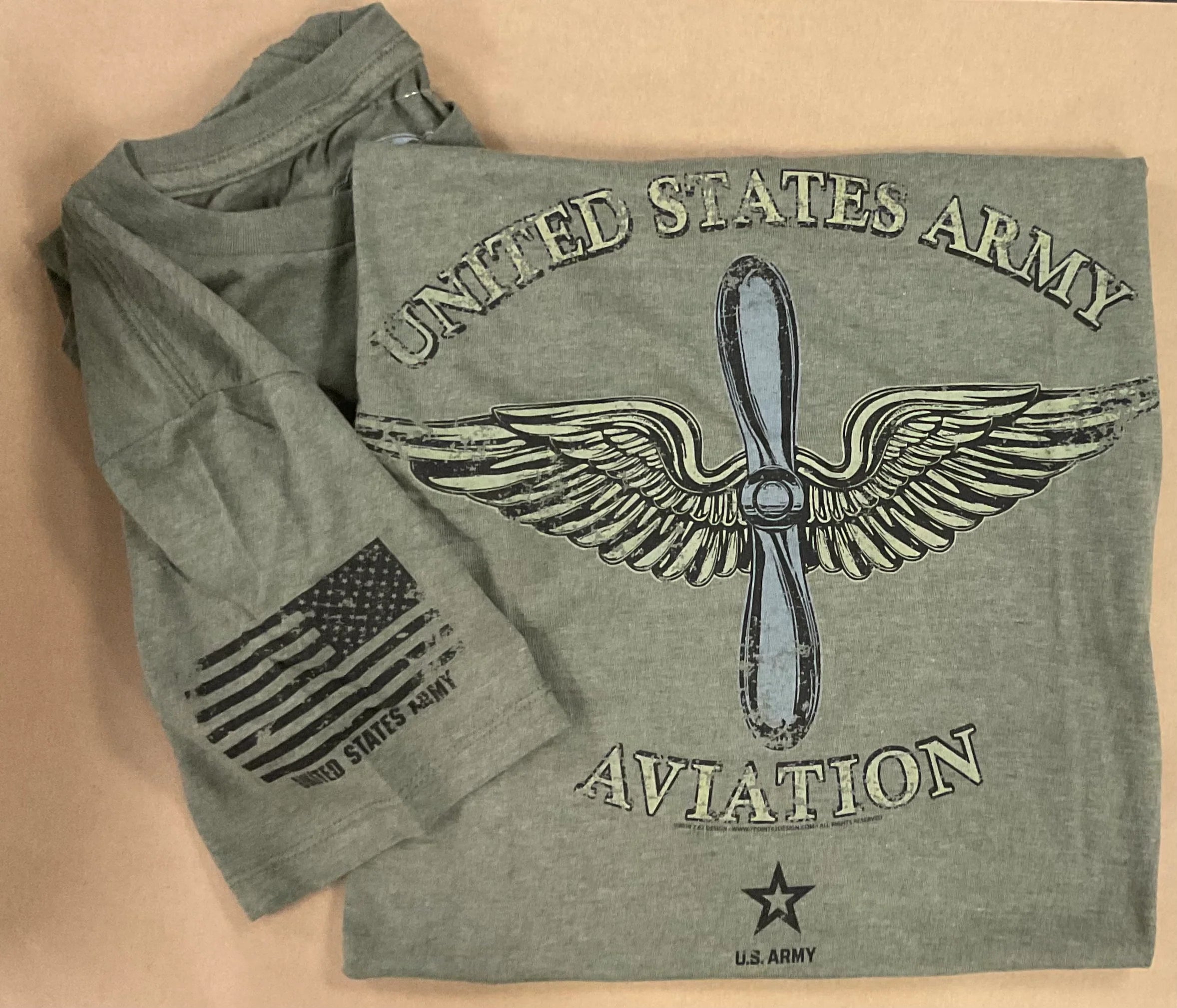 Army Aviation Prop and Wing T-Shirt
