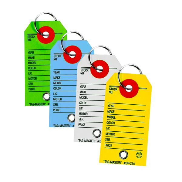 Auto Dealer/Repair Shop Key Tag with Keyring Box of 250