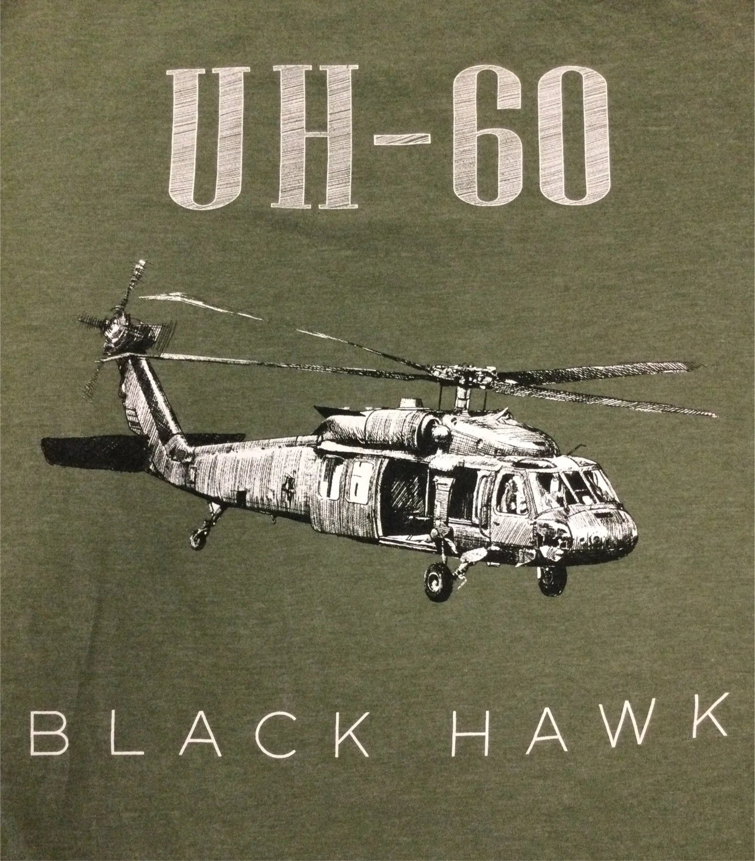 UH-60 Black Hawk Sketch2 T-shirt